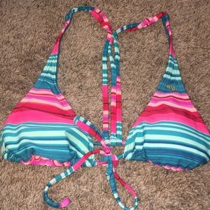 Roxy bikini top rarely worn